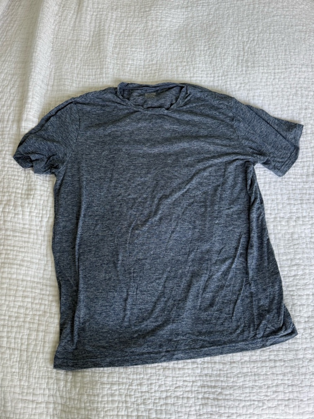 32 Degrees Men's Heathered Dark Gray Short Sleeve Crew Tee